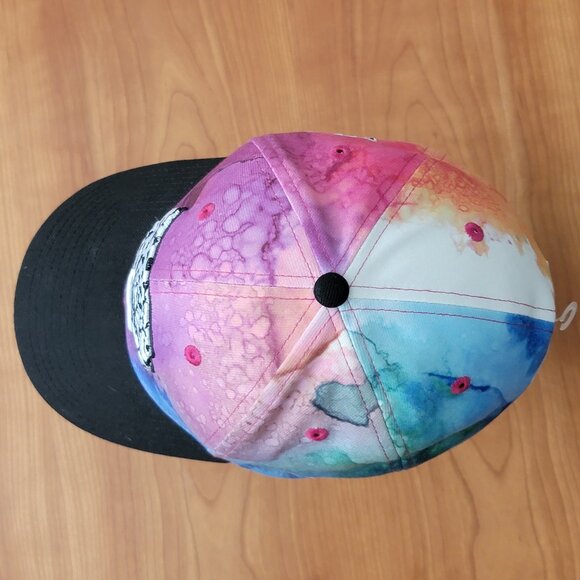 NFL Jacksonville Jaguars Football Crucial Catch Tie Dye Stretch Fit Cap - M/L - Picture 6 of 12